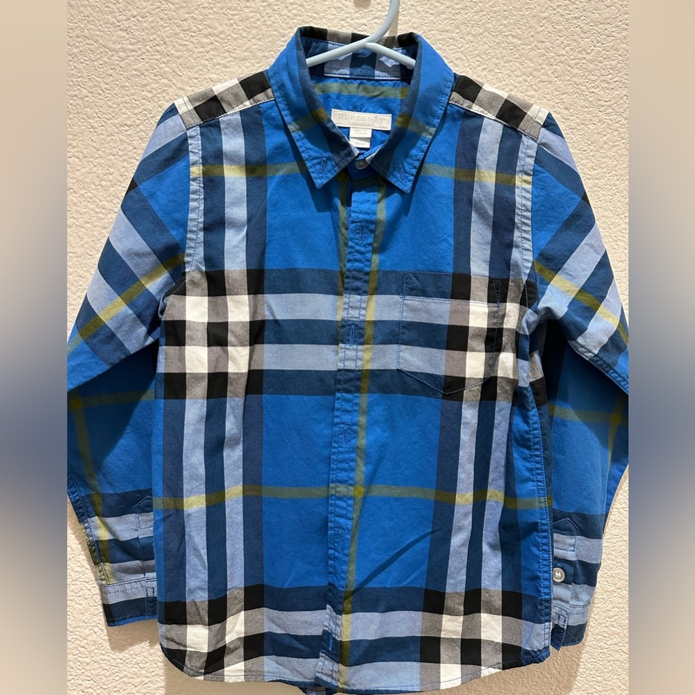 Kids Burberry long sleeve shirt